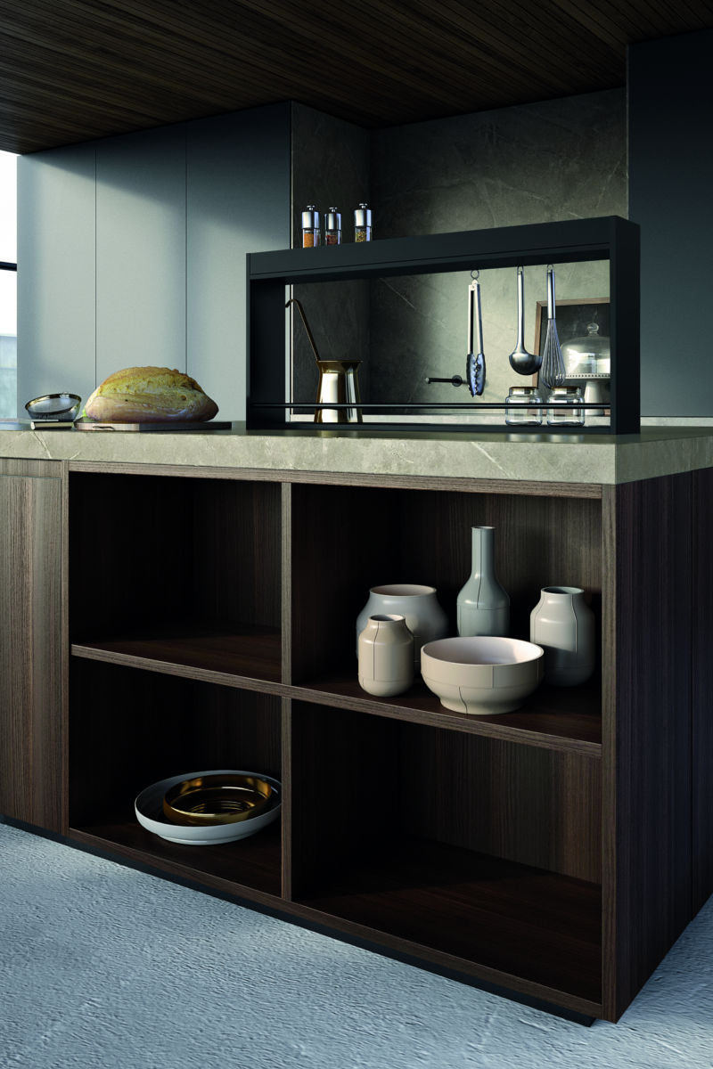 Cucine Moderne con Isola in Legno